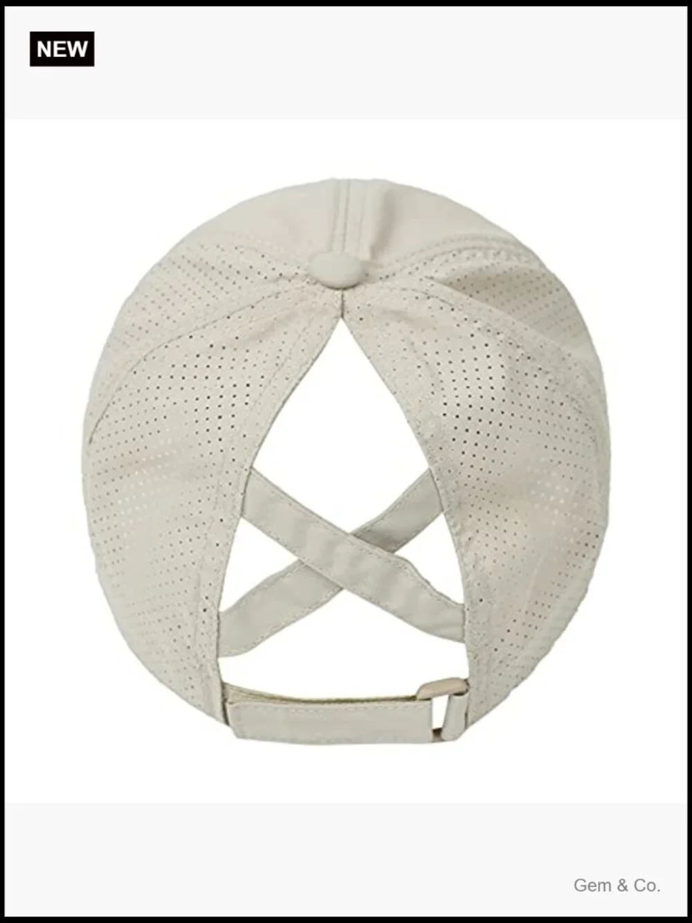 Criss Cross Ponytail Baseball Cap - Quick Dry Mesh Hat for Outdoor Sports
